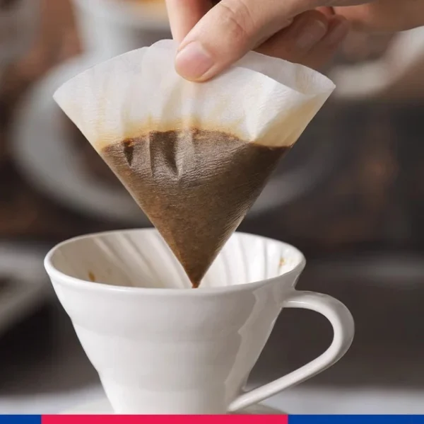 40pcs, Efficient Coffee Filter Papers For Hand Drip Coffee And American Coffee Maker - Image 1