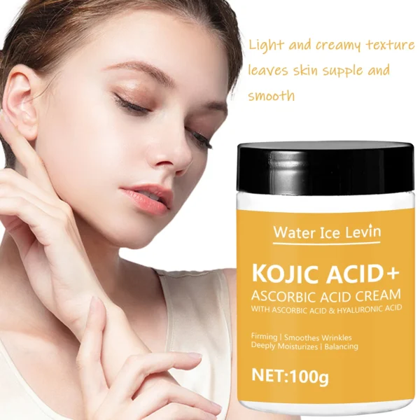 Kojic acid Lifting Firming Cream Collagen Smooth wrinkles Face Cream For Moisturizer Whitening Nourishing Brighten Skin Products - Image 3