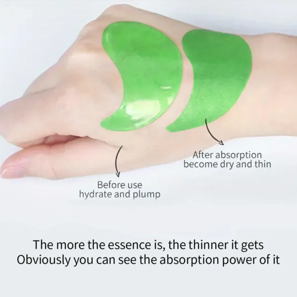 60pcs Aloe Vera Collagen Eye Mask Anti Dark Circles Eyes Bags Moisturizing Anti-Wrinkles Eye Patches Eyes Skin Care Products - Image 6