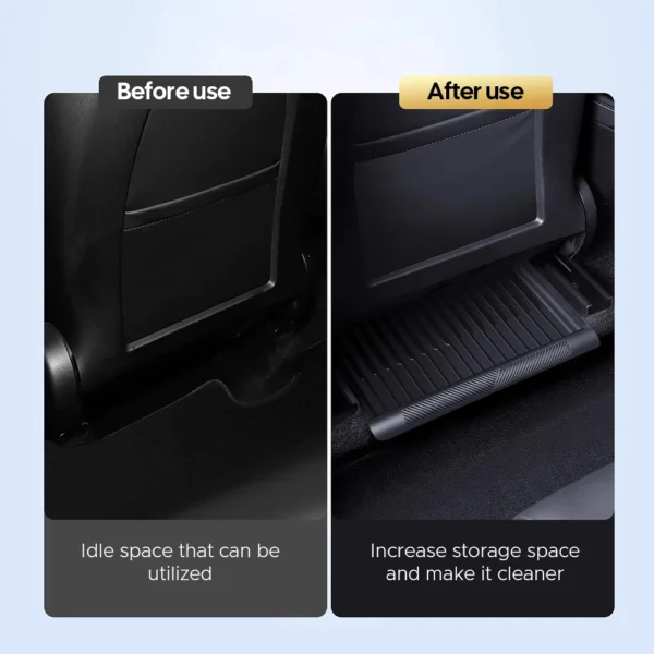 Under Seat Drawder Storage Box for Tesla Model Y 2020-2024 Organizer Accessories Underseat Hidden Store Space Bins Chair Tray - Image 2