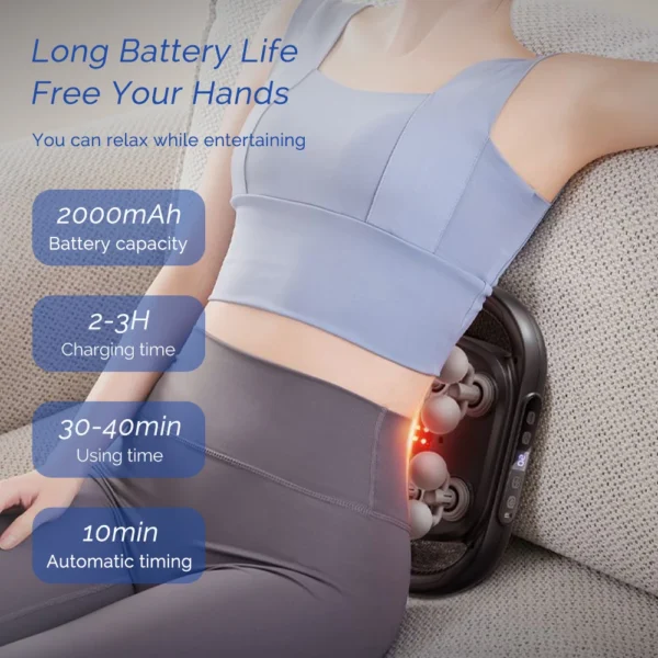 16-Head Fascia Gun High-Frequency Vibration Body Massage Gun Waist and Back Massager Neck Shoulder Massager Muscle masajeador - Image 6