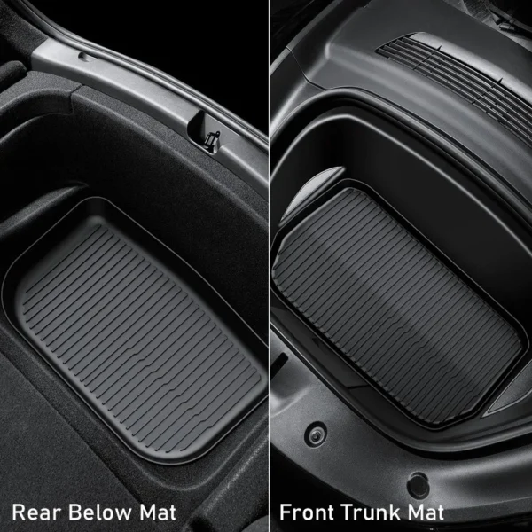 TESMAYX Floor Mats for Tesla Model Y Juniper Launch Model 3 Highland Cargo Liner Trunk Mat All Weather TPE 2024 2025 Accessories - Image 5