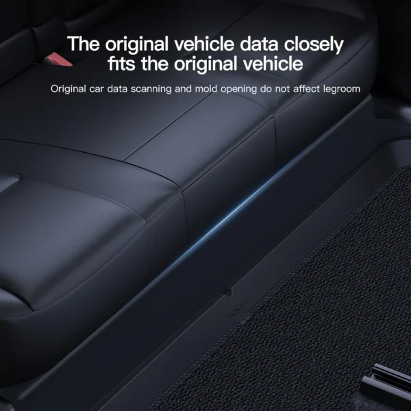 YZ For Tesla Model Y/3 Juniper 2021-2025 Rear Seat Lower Anti-kick Pad Protective Mat Electric Vehicle Protective Accessories - Image 3