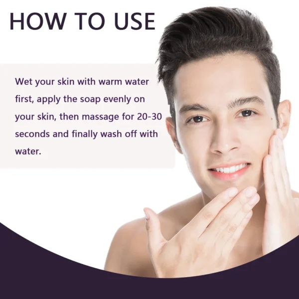 Turmeric Kojic Acid Soap Massage Soap Handmade Soap for Face and Bath for Deep Cleansing, Exfoliation, Body Moisturizing - Image 6