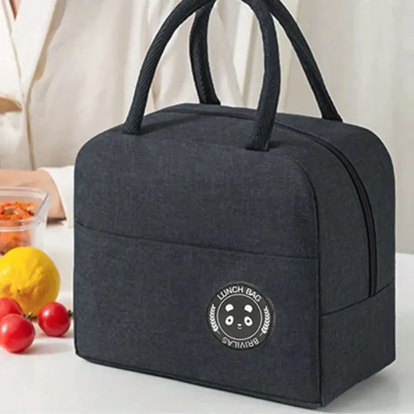 1pc- insulated lunch box bag thickened student portable lunch bag - Image 6