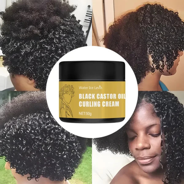 Black Castor Oil Healthy Moisturizes And Defines Curls Suitable For Dry Curly Hair For Both Men And Women,Repair Hair Tangles - Image 4