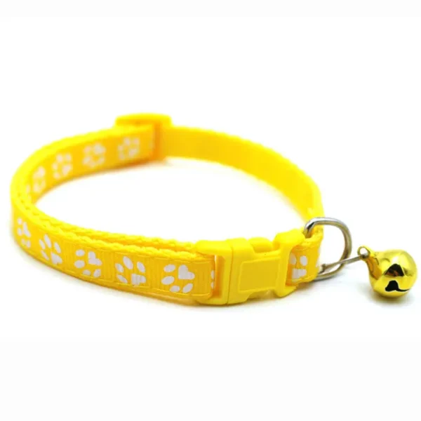 Fashion Pet Cats Collar Colorful Pattern Cute Bell Adjustable Collars For Cats Kitten DIY Ring Necklace Pet Accessories - Image 3