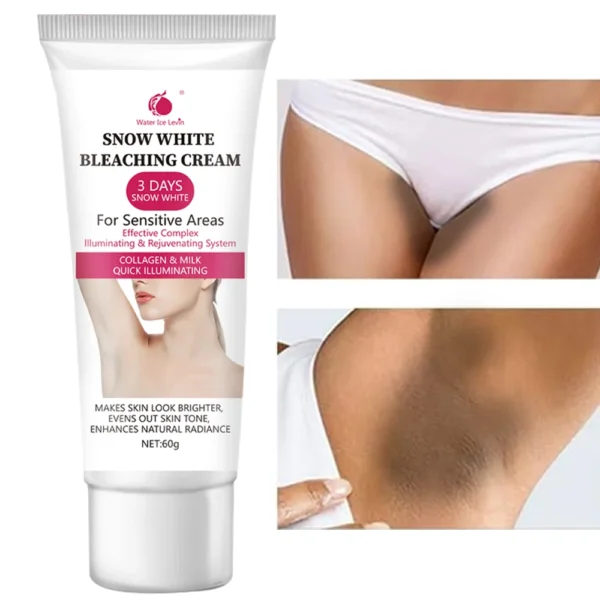 Snow White cream, private parts, underarms, knees, elbows, inner thighs, bikini line, armpits, dark areas of the body - Image 5