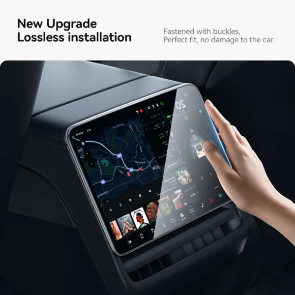 YZ For Tesla Model Y Juniper 2025 Model 3 Highland Rear Row Center Control Screen HD Film Protection Screen Protecto Accessories - Image 6