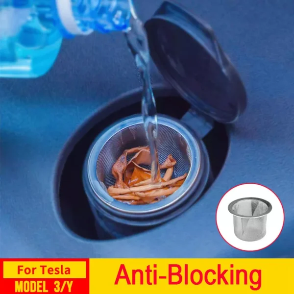 Wiper Water Filter For Tesla Model 3 Y S X Juniper Accessories Metal Mesh Grille Guard Grid Inserts Washer Tank Nozzle Strainer - Image 1