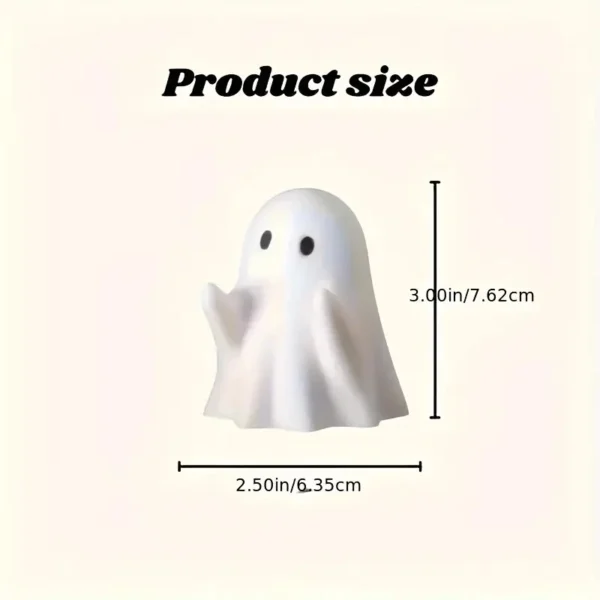 Multi-Functional Ghost Statues Cute Ghosts Small Horror Ghosts Halloween Home Decorations Coffee Table Centerpieces Shelf Decorations - Image 4