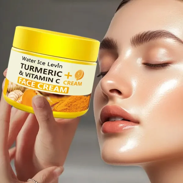 Turmeric Vitamin C Anti-Aging Cream Moisturizing Anti-Wrinkle Collagen Hyaluronic Acid Cream Skin Care Cosmetics 50g - Image 7