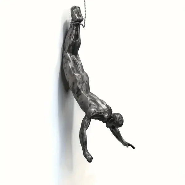 Retro Climbing Man Series Statue Wall Decoration Unique Touch Creative Climbing Statue Pendant Party Decoration - Image 4