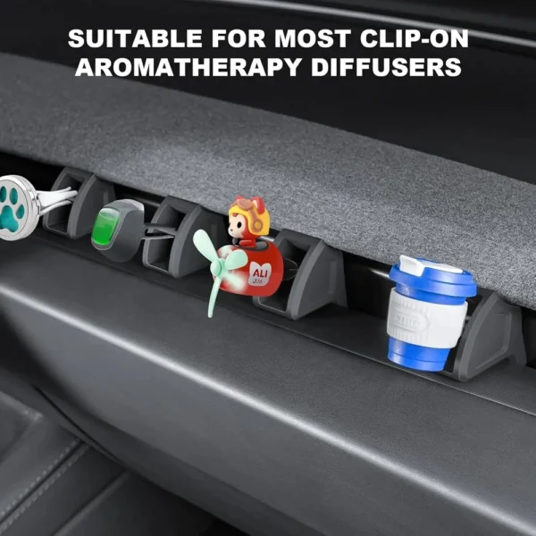 for Tesla Model Y Juniper 2025 Air Outlet Vent Aromatherapy Clip Freshener Model 3 2024 2025 Adapter Bracket Fragrance Converter - Image 4