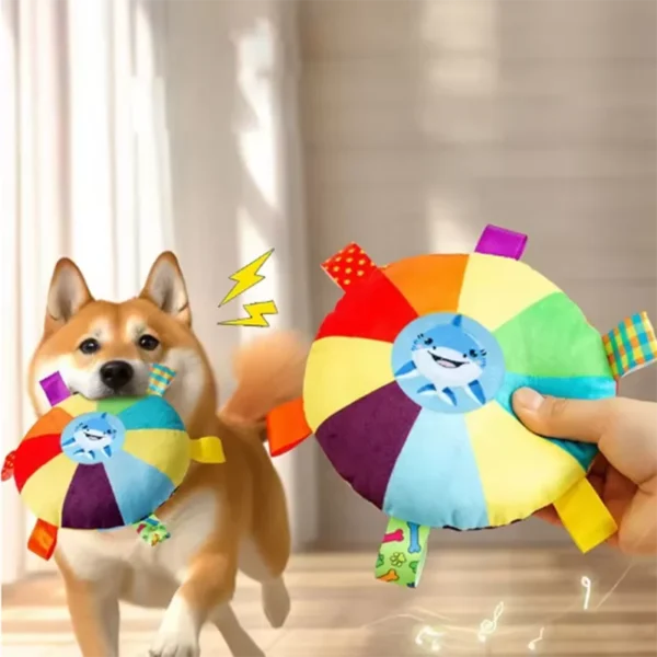 Dog sounding plush toy bell cartoon toy puppy small dog Teddy teeth grinding toy wear-resistant bite-resistant pet toy - Image 7