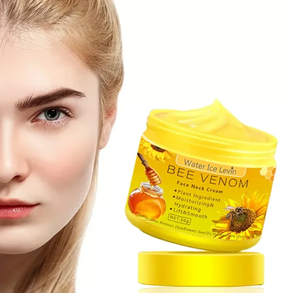 Bee venom Neck cream Moisturizing Sagging Improvement Reduce Fine Lines Damaged Skin Repair Facial Cream Nourishing Skin Care - Image 6