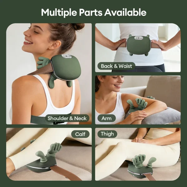 4D Bionic Finger Neck Shoulder Massager Wireless Neck Cervical Trapezius Kneading Massage Shawl Brushless Motor Neck masajeador - Image 2