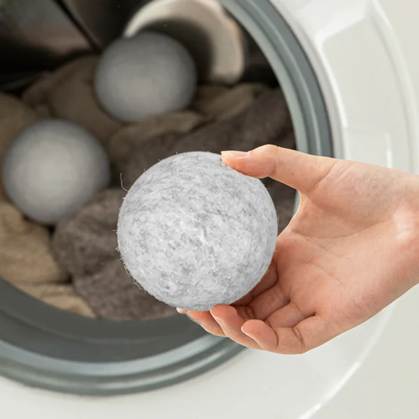 5pcs- Hot Wool Dryer Balls Reusable Softener Laundry Laundry Ball Washing Machine accessories Home Washing Balls Wool - Image 5