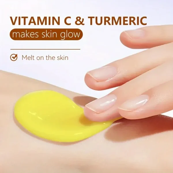 Turmeric Vitamin C Anti-Aging Cream Moisturizing Anti-Wrinkle Collagen Hyaluronic Acid Cream Skin Care Cosmetics 50g - Image 4