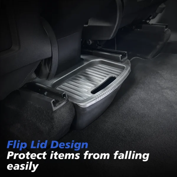 Rear Seat Storage Box for Tesla New Model Y 2025-2020 Launch Juniper Organizer Bins Backseat Trash Can Garbage Bag Tray - Image 6