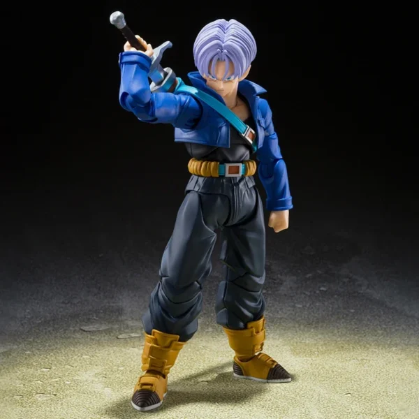 Anime Dragon Ball Z Figures SHF Super Saiyan Trunks Action Figure Collection Model 15cm Future Boy Torankusu Movable Toys Gifts - Image 6