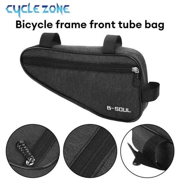 Bicycle Triangle Bag Bike Front Tube Frame Saddle Storage Bags MTB Cycling Pouch Durable Bike Versatile Bag Bicycle Accessories - Image 2