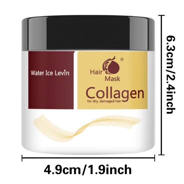 Collagen Hair Care Deep Repair Conditioning Moroccan Argan Oil Hair Mask Essence Suitable for Dry and Damaged Hair - Image 4