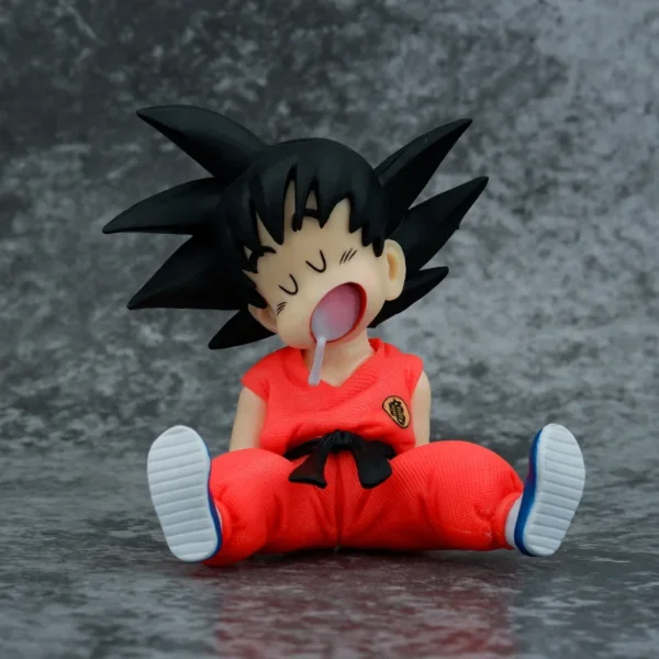 10cm Dragon Ball Z Anime Pvc Action Figure Sitting Posture Sleep Son Goku Model Statue Collection Decoration Toys Birthday Gift - Image 2