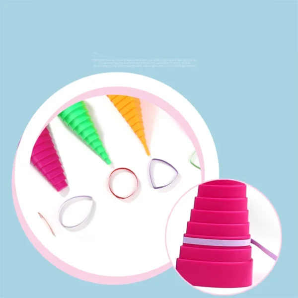 5pcs/Set Paper Quilling Border Buddy Bobbin Tower Quilled Creation Handmade Craft DIY Tools - Image 6