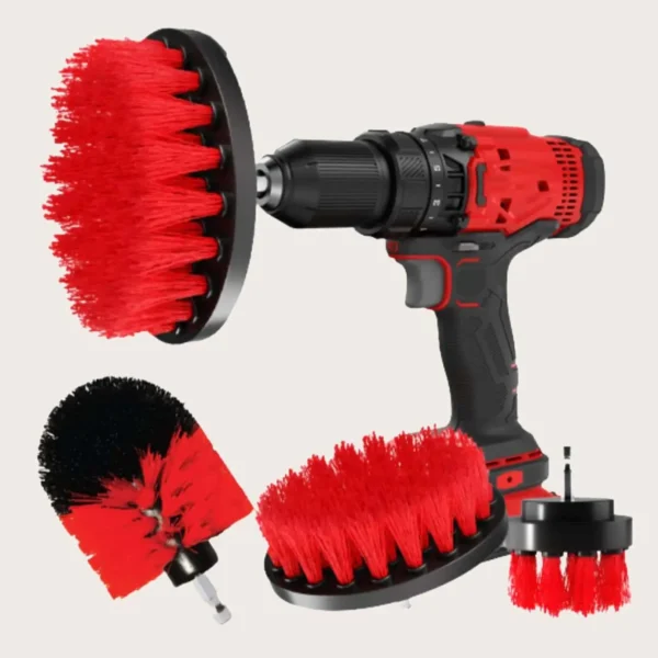 3Pcs/Set Electric Scrubber Brush Drill Brush Kit Plastic Round Cleaning Brush For Carpet Glass Car Tires Nylon Brushes - Image 5