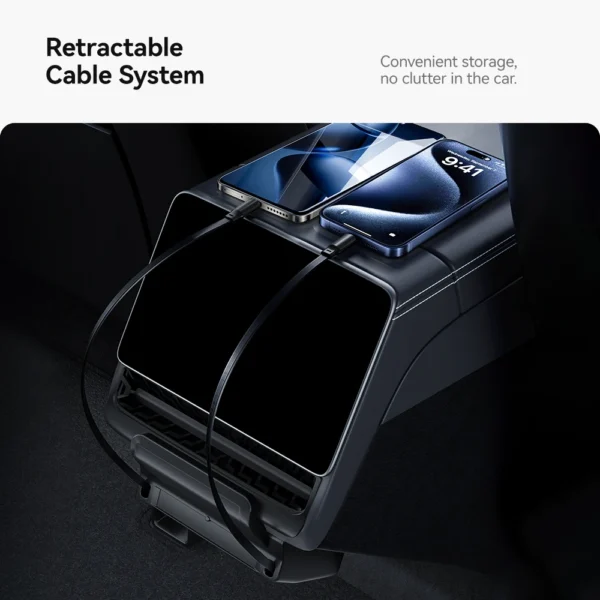 YZ For Tesla Model Y Juniper Model 3 Highland Rear Air Vent 27W Quick Charger USB Shunt HUB Power Splitter Apple Type-C Charger - Image 4