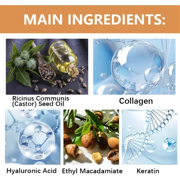 50g Black Castor Oil Curly Hair Styling Cream - Moisturizing Hair Styling Cream Suitable for Normal Hair, Men and Women, Easy to Use and Carry with Plant Formulas - Image 4