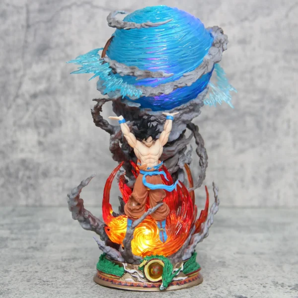 25cm Dragon Ball Figures Spirit Bomb Sou Goku Anime Figures Super Saiya Pvc Statue Doll Action Figure Model Collection Toys Gift - Image 4