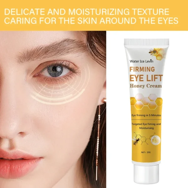 Honey Eye Cream lightens dark circles, firming skin Instant Eye Repair Essence Eye Beauty treatment - Image 2
