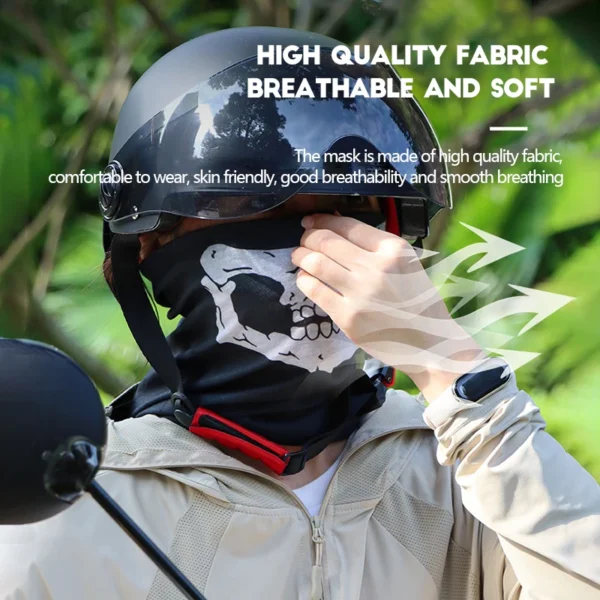 Summer Bicycle Face Mask Bandana Breathable Cycling Hunting Face Mask Running Hiking Skiing Sports Multi-purpose Scarf Men Women - Image 4