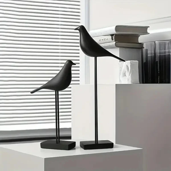 Resin Bird Statue Handicrafts Decoration Artificial Coloring Nordic Bird Decoration Home Decoration Office Desktop Sculpture - Image 4