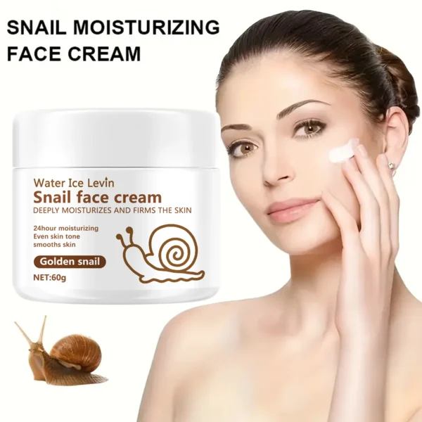 Snail Anti-aging Cream Collagen Moisturizing Nourish Repair Face Damaged Lift Firm Smooth Bright Whitening Skin Care - Image 5