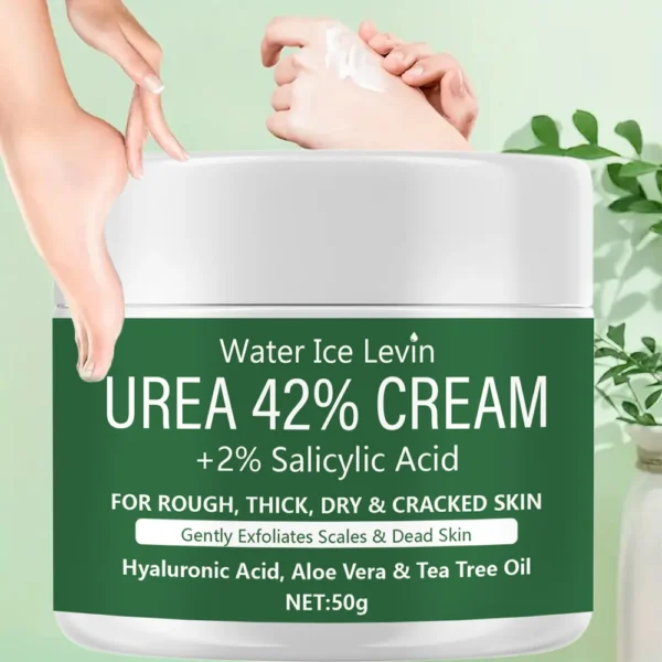 New 42% Urea Cream + 2% Salicylic acid Foot and hand Moisturizer, deep moisturizer and Nourishing moisturizer - Image 3