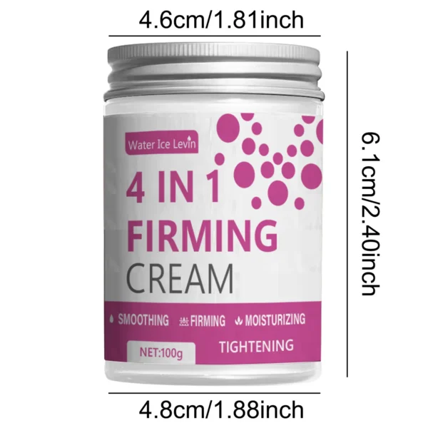 4 in 1 Firming Cream, Ginger, Aloe Vera and Coffee Essence - Moisturizing Body Firming Cream for Abdominal, Arm and Legs - Image 4