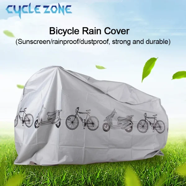 Bicycle Cover Motorcycle Rain Cover Waterproof Dustproof Anti-UV Outdoor Protection MTB Bike Cover All Seasons Bike Accessories - Image 4