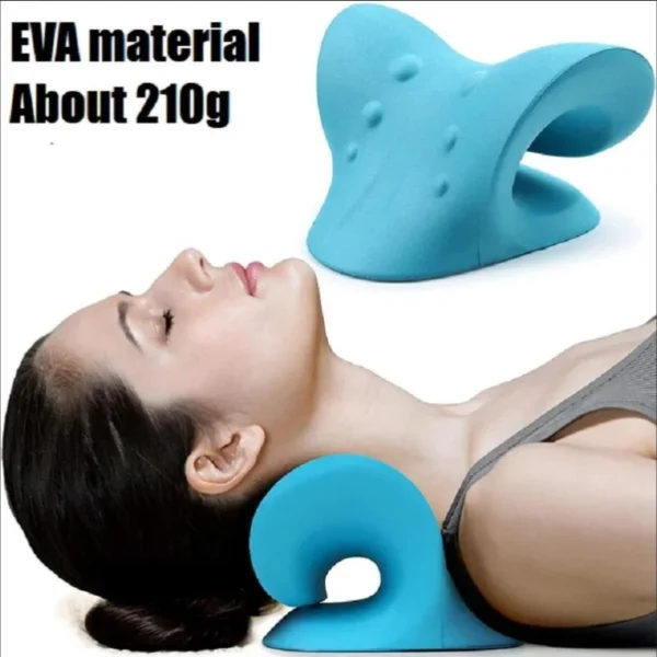 Neck Shoulder Stretcher Relaxer Cervical Chiropractic Traction Device Pillow For Side Back Stomach Sleeper Remedial Pillows - Image 7