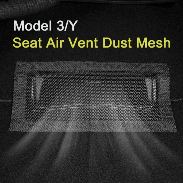 Air Outlet Cover For Tesla Model 3 Y Juniper Under Seat Anti-Blocking Dust Protective Net Car Interior Modification Accessories - Image 3