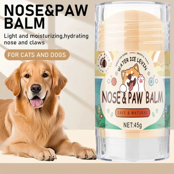 45g Pet Paw Care Cream Is Rich in Natural Plant Ingredients Such as Shea Butter, Coconut Oil and Other Are Gentle and Moisturizing, Quickly Relieves Dry Paws and Cares for Pet Paws - Image 5