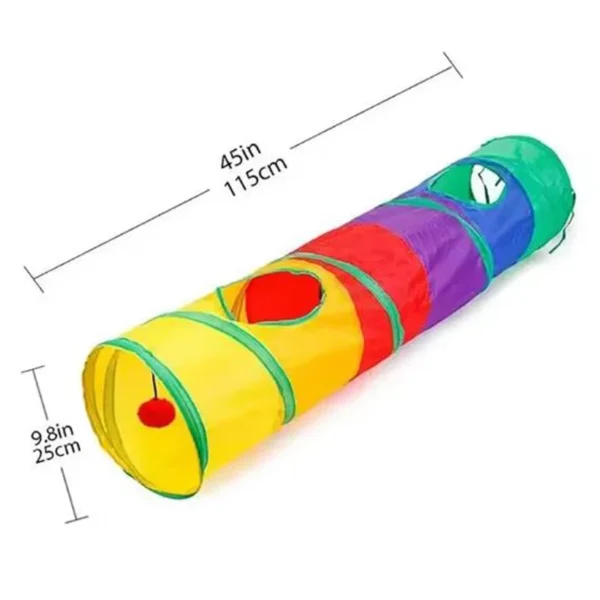 Hot Cat Tunnel Pet Tube Collapsible Play Toy Indoor Outdoor Kitty Puppy Toys for Puzzle Exercising Hiding Training Pet Toys - Image 6