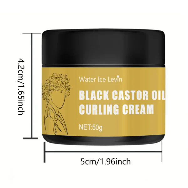 Black Castor Oil Healthy Moisturizes And Defines Curls Suitable For Dry Curly Hair For Both Men And Women,Repair Hair Tangles - Image 3