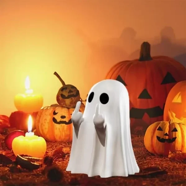 Multi-Functional Ghost Statues Cute Ghosts Small Horror Ghosts Halloween Home Decorations Coffee Table Centerpieces Shelf Decorations - Image 3