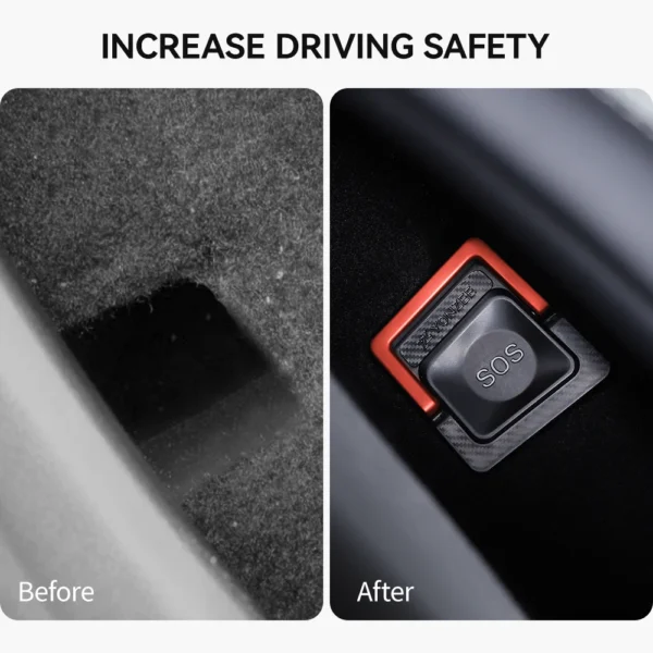 YZ For Tesla Model Y 2021-2025 Model 3 Y Highland Juniper Rear Door Emergencies Safety Pull Rope Emergency Handle Car Accessory - Image 4