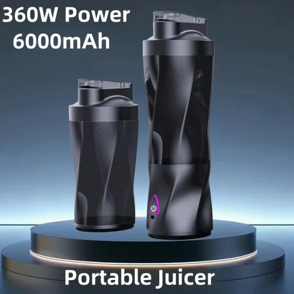 Electric Portable Juicer Fresh Fruit Mixer 700ML Multifunctional USB Rechargeable Shakes Smoothie Blender Outdoor Mixing Cup - Image 5