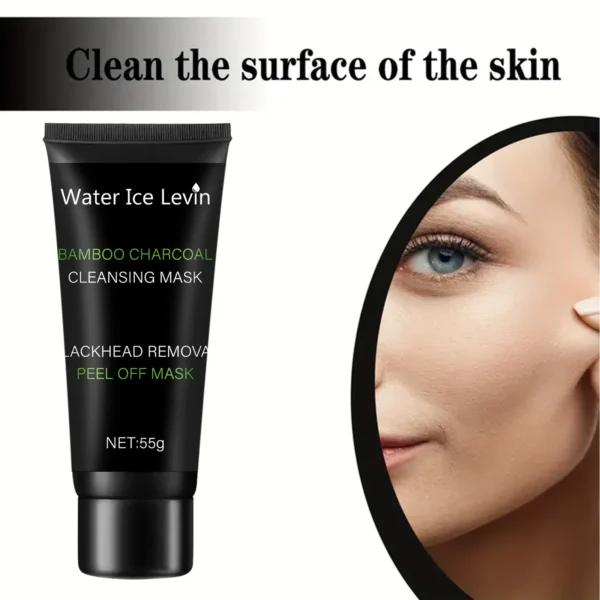 Bamboo charcoal cleansing mask Blackhead Removal Deep Mask Deep Cleansing Cleansing Exfoliating Mask Treatment Black Mask - Image 6