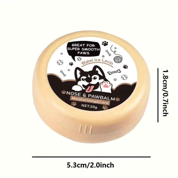 20g Dog Nose and Paw Balm Dog Paw Cream Cats Dogs Paw Protector Cream Pet Feet Moisturizer Pet Crack Feet Repair Pet Accessories - Image 4